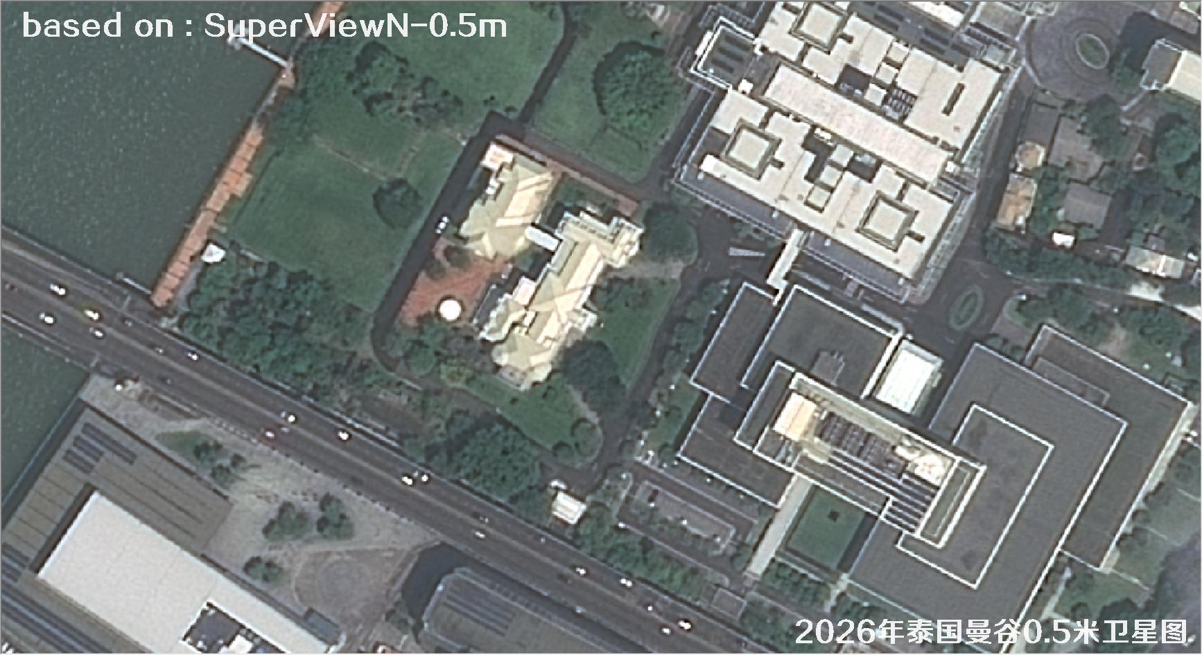 泰国曼谷2026年0.5米SuperView卫星影像图