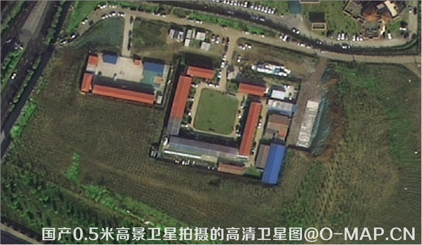 国产0.5米高景卫星拍摄的高清卫星图