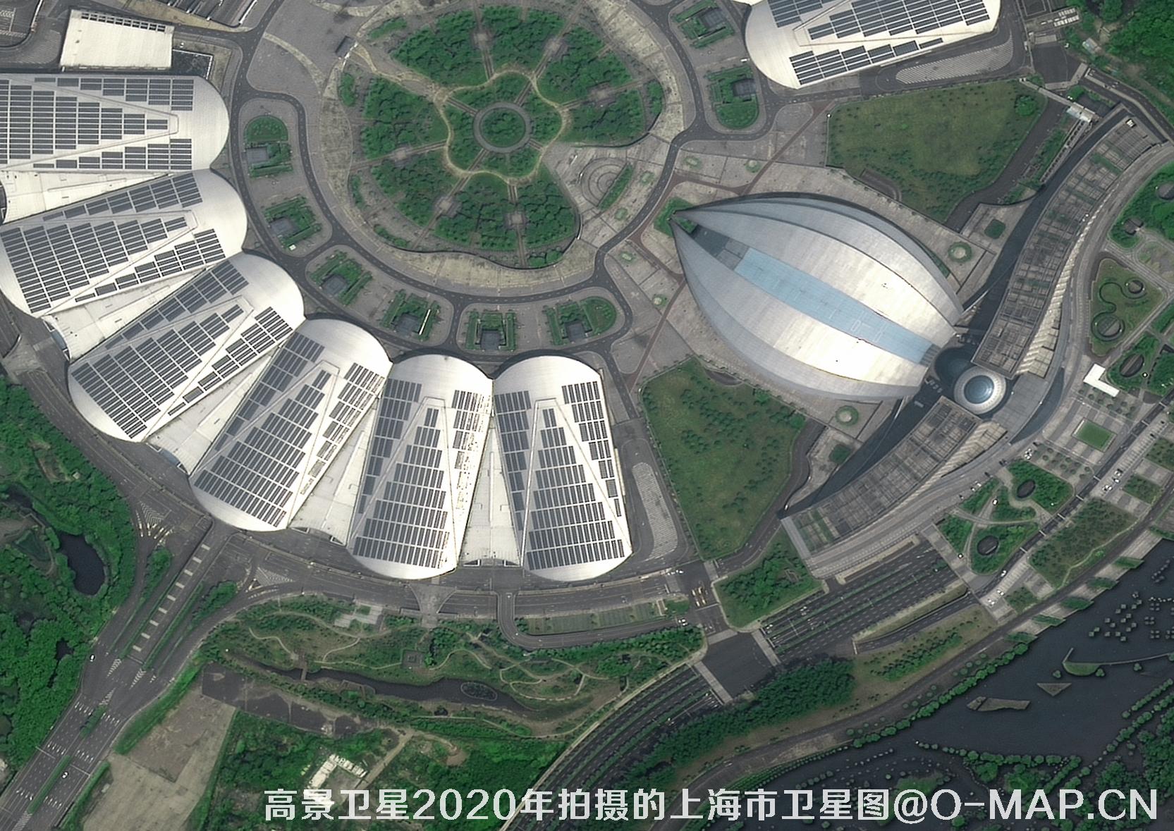 高景一号卫星拍摄的0.5米卫星图