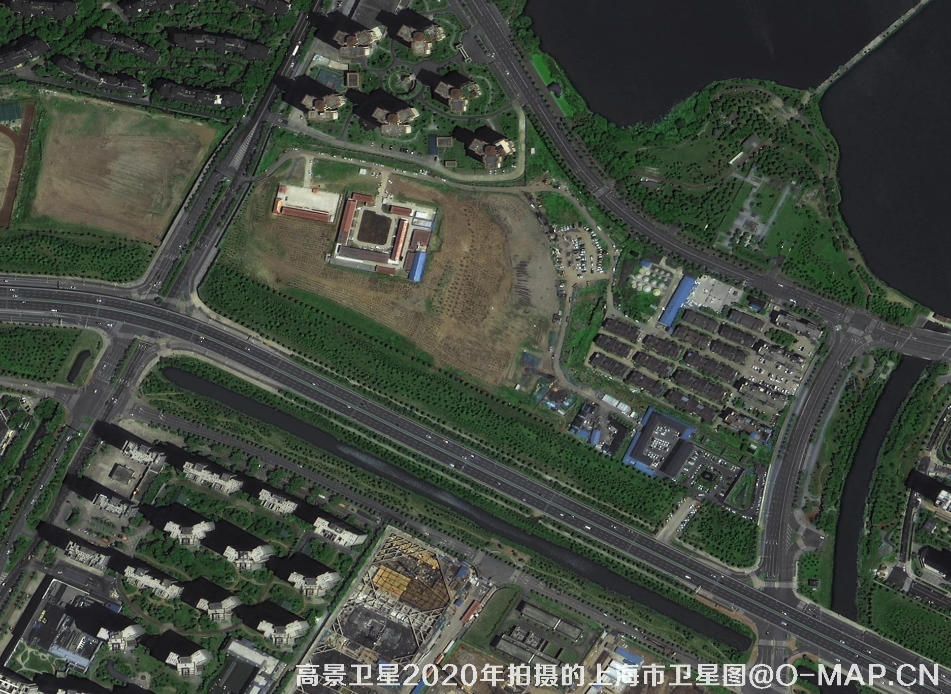 0.5米分辨率高景卫星2020年拍摄的武汉市卫星图