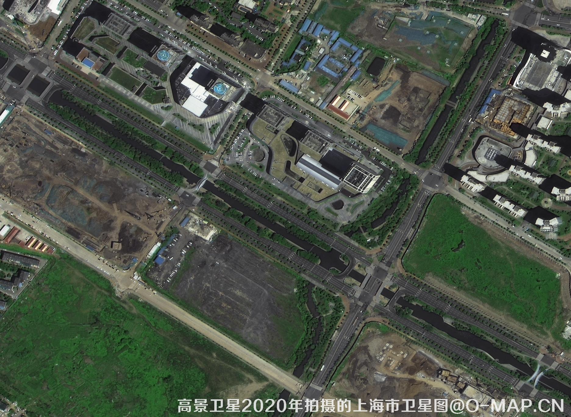 高景一号卫星拍摄的0.5米分辨率卫星图