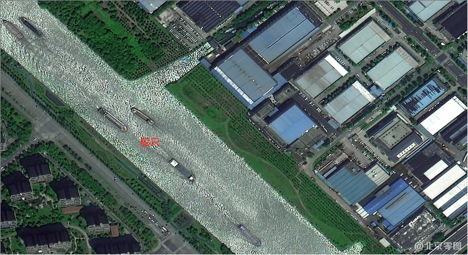 高景一号卫星拍摄的江苏省无锡市卫星图
