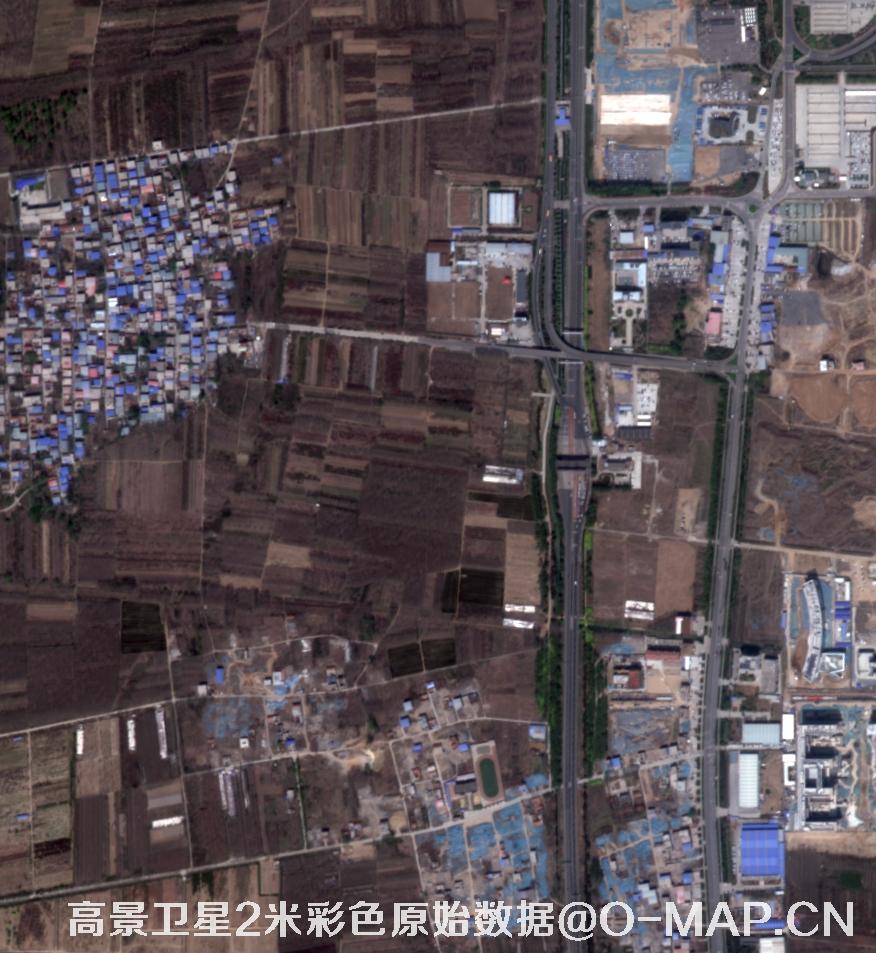 SuperView高景一号卫星的2米彩色原始数据