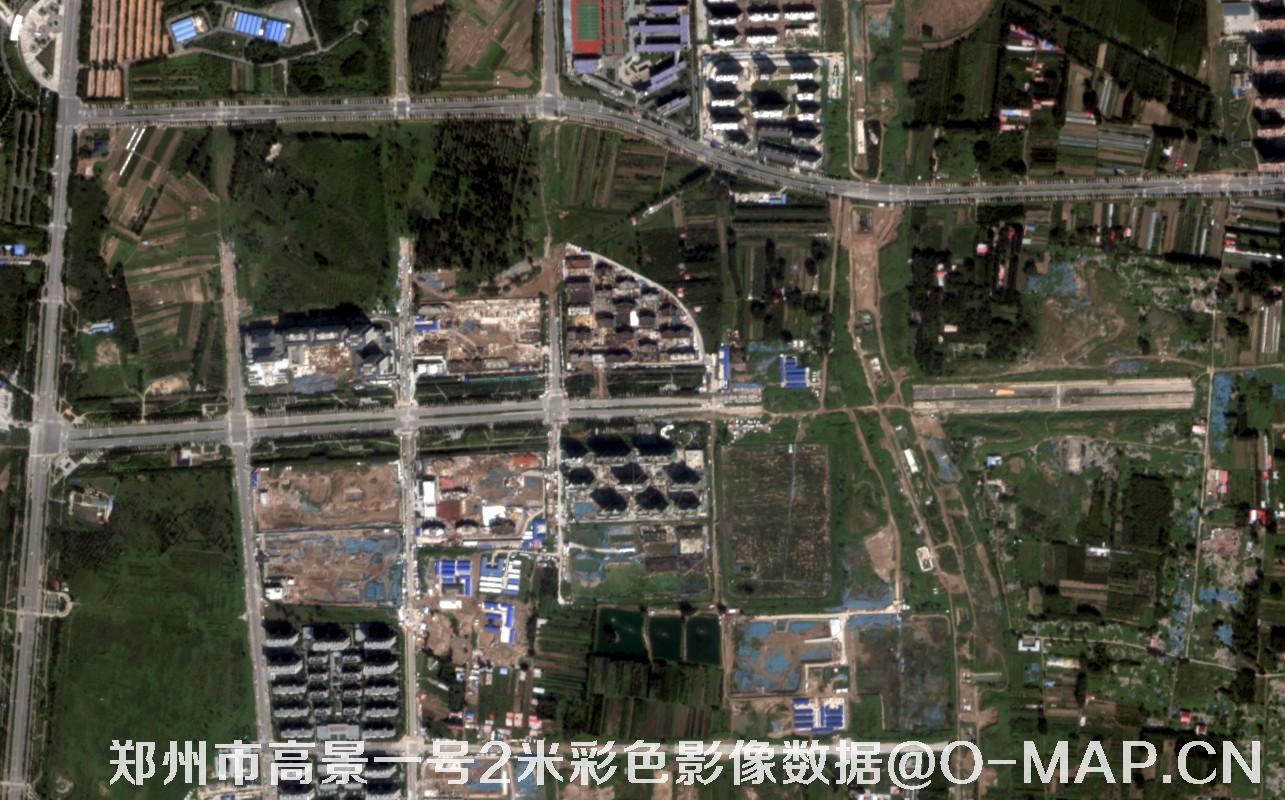 河南省郑州市高景一号2米多光谱影像数据