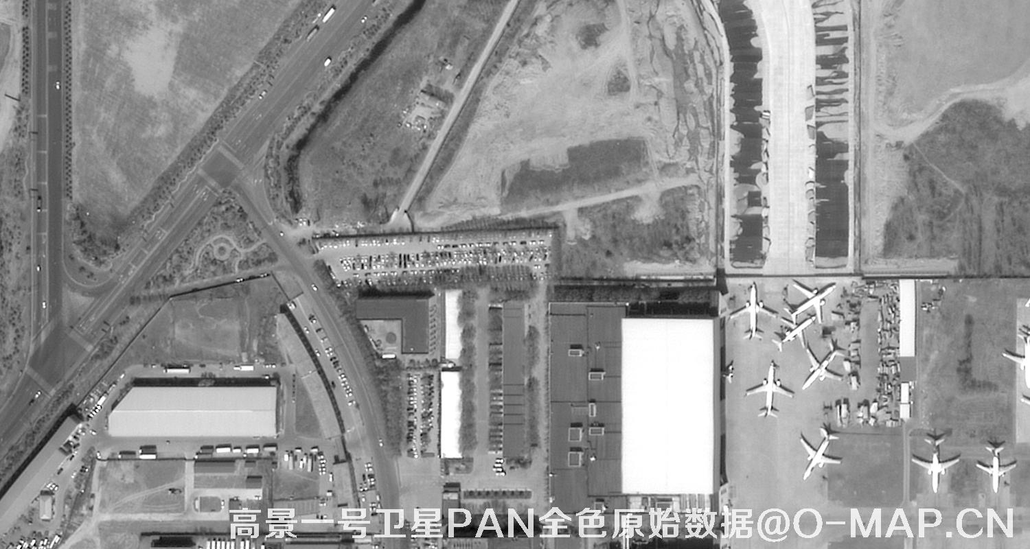 SuperView高景一号卫星的全色原始数据
