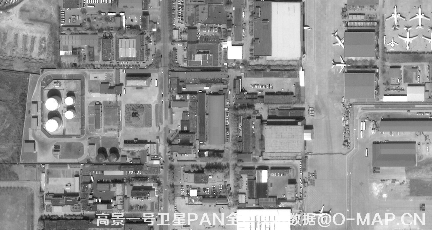 SuperView高景一号卫星的全色原始数据