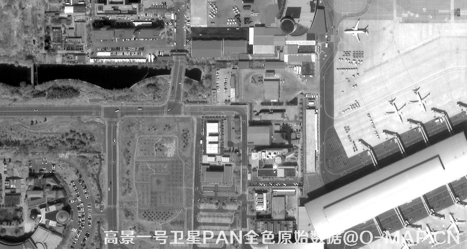 SuperView高景一号卫星的全色原始数据