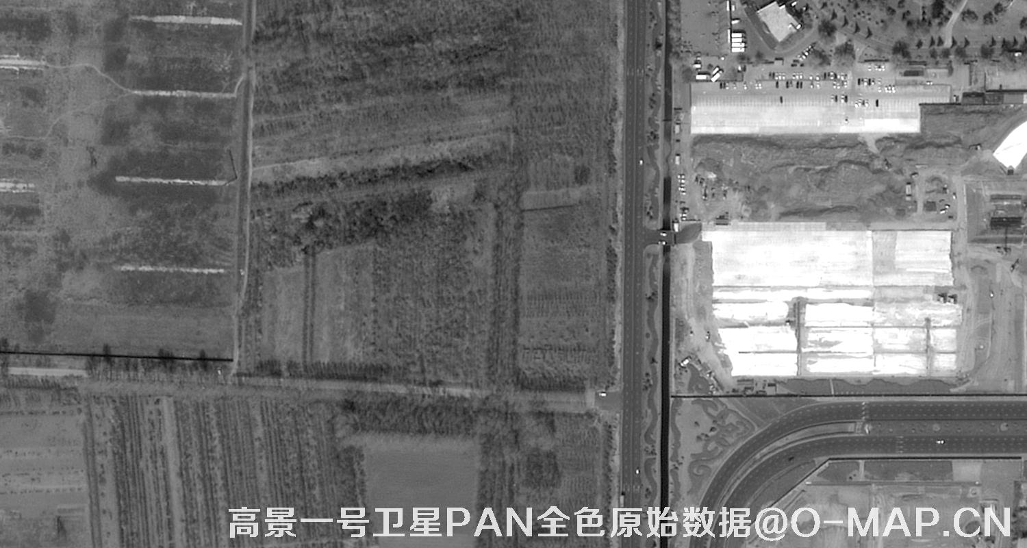 SuperView高景一号卫星的全色原始数据
