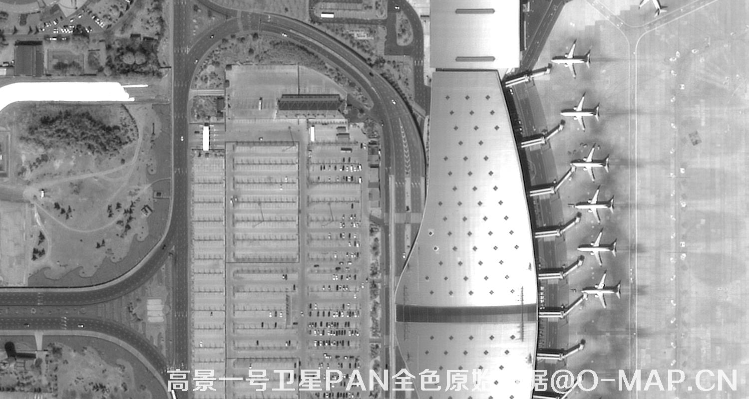 SuperView高景一号卫星的全色原始数据
