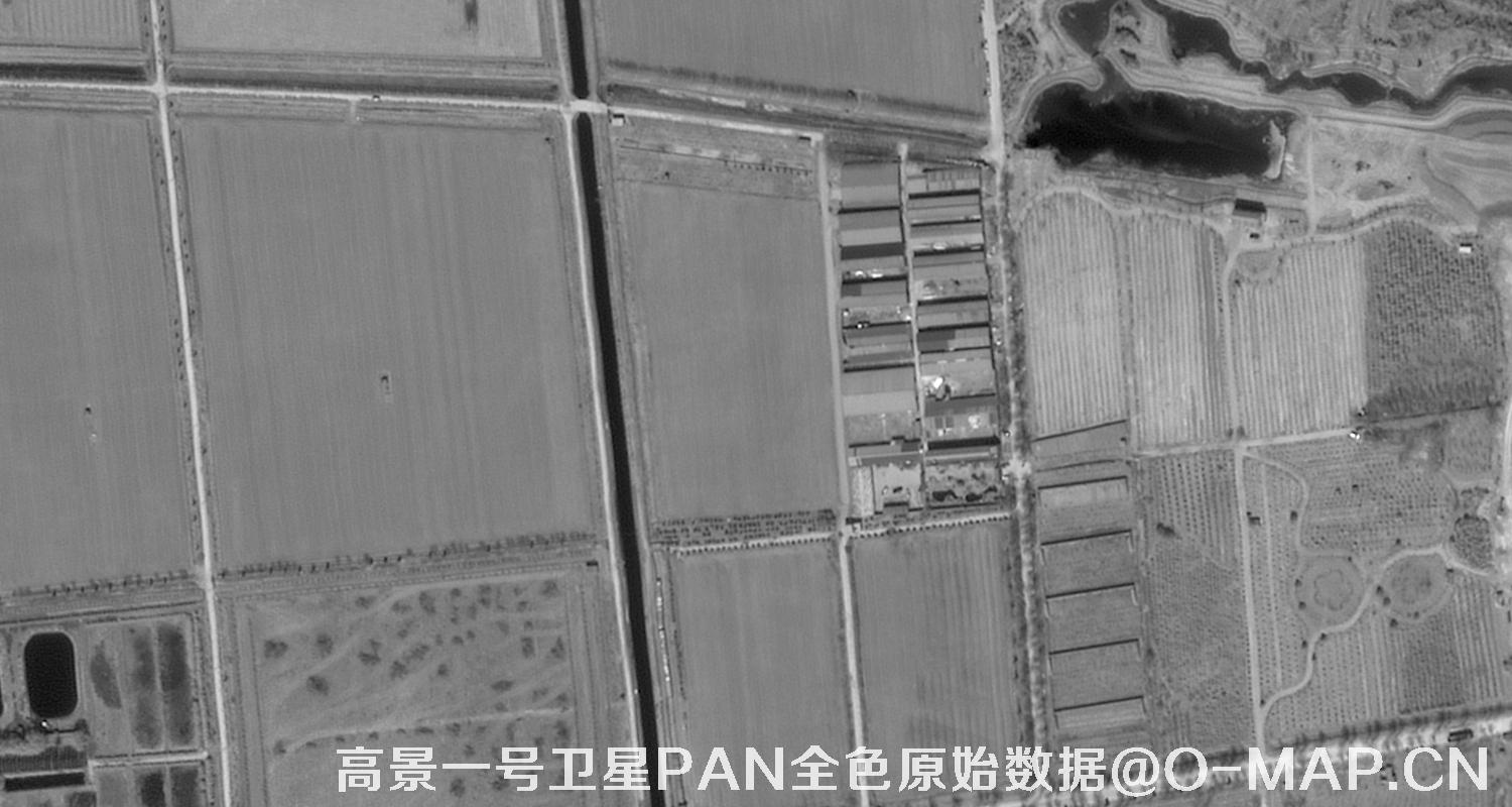 SuperView高景一号卫星的全色原始数据