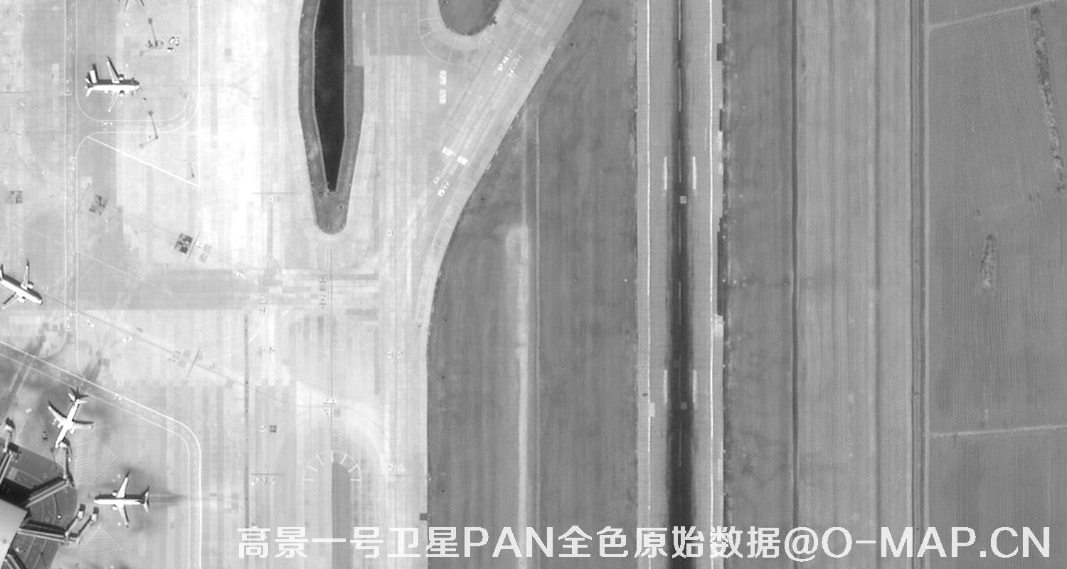 SuperView高景一号卫星的全色原始数据