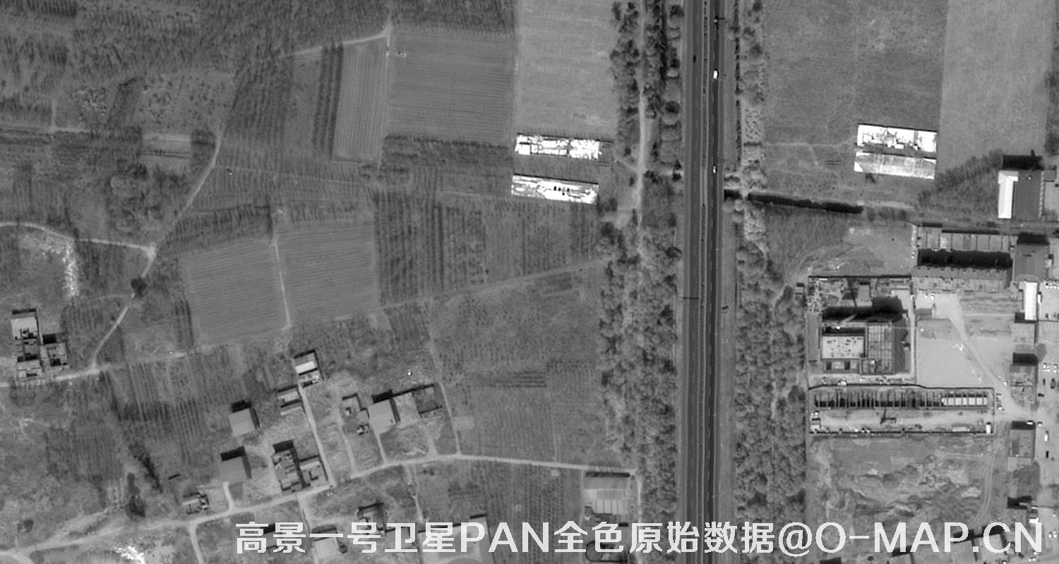 SuperView高景一号卫星的全色原始数据