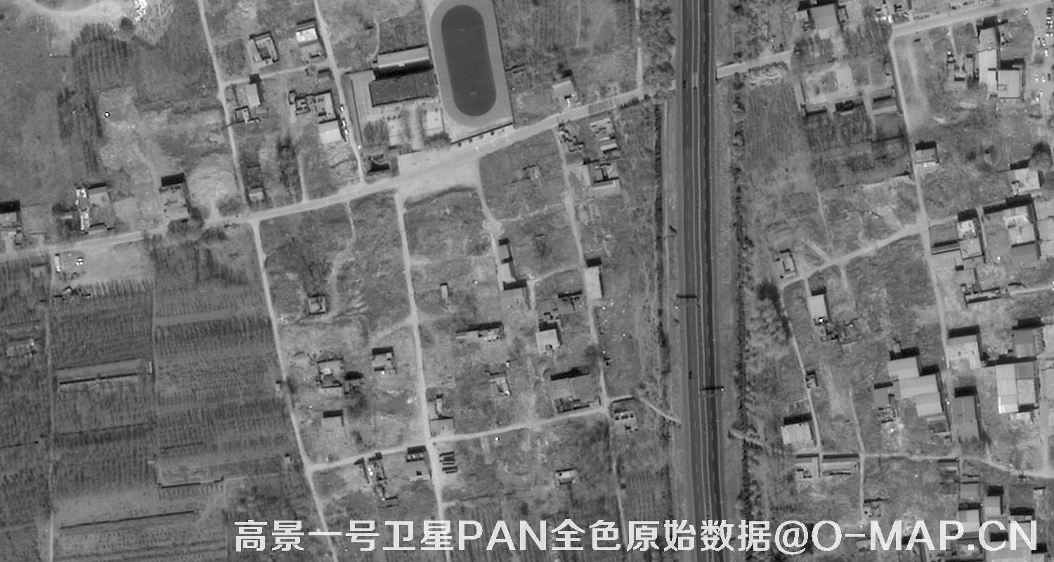 SuperView高景一号卫星的全色原始数据