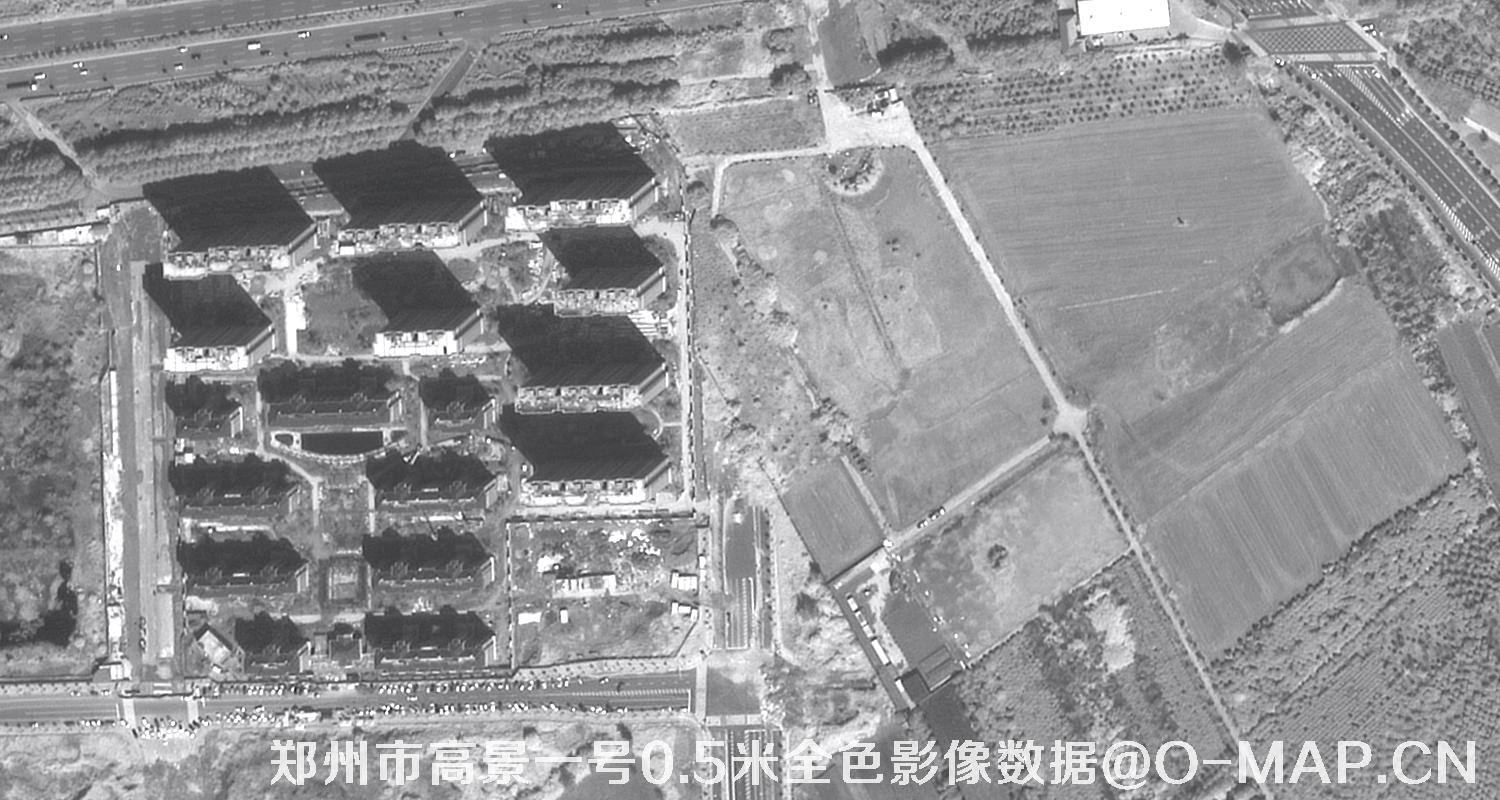 河南省郑州市高景一号0.5米全色影像数据