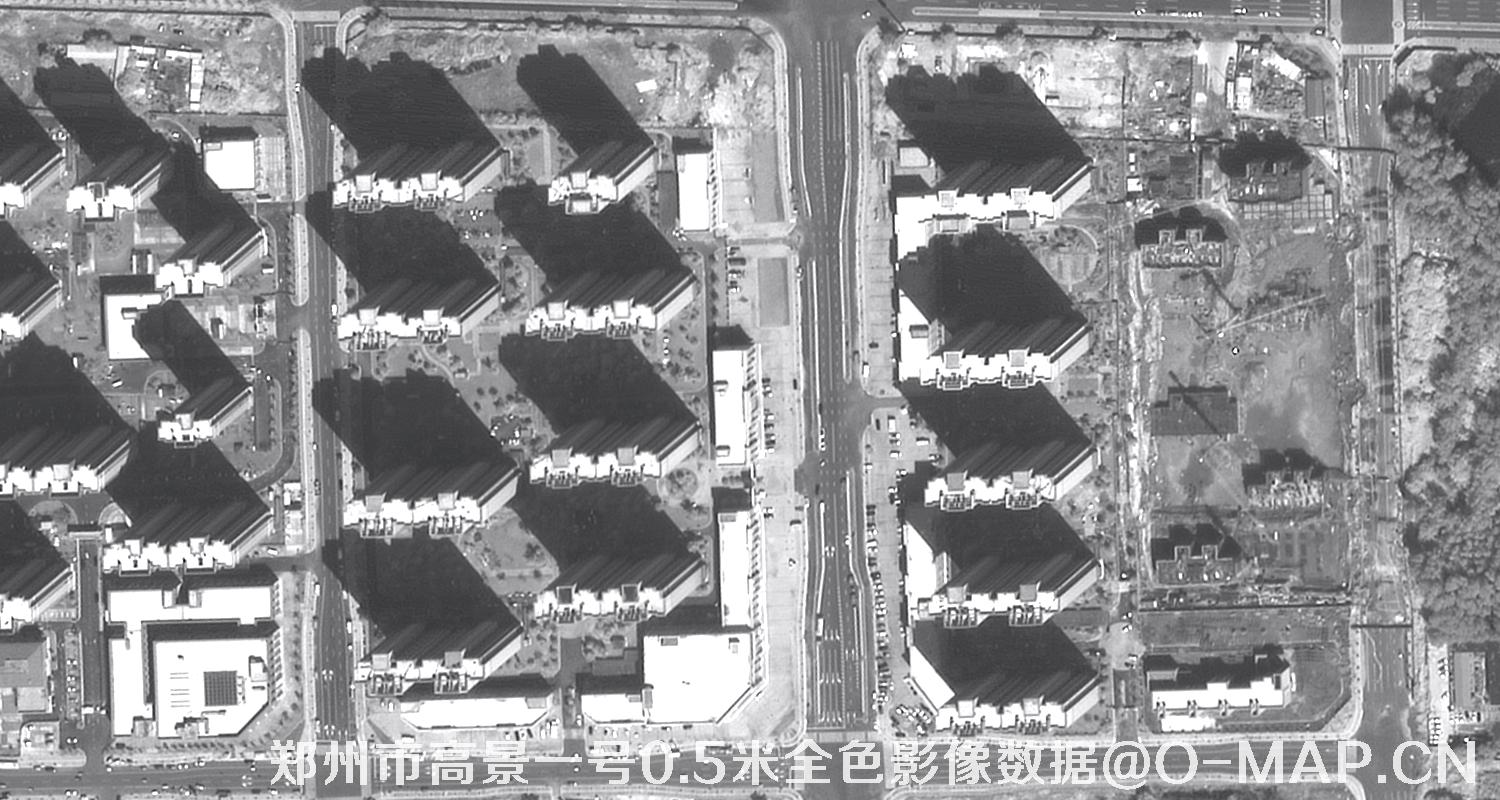 河南省郑州市高景一号0.5米全色影像数据