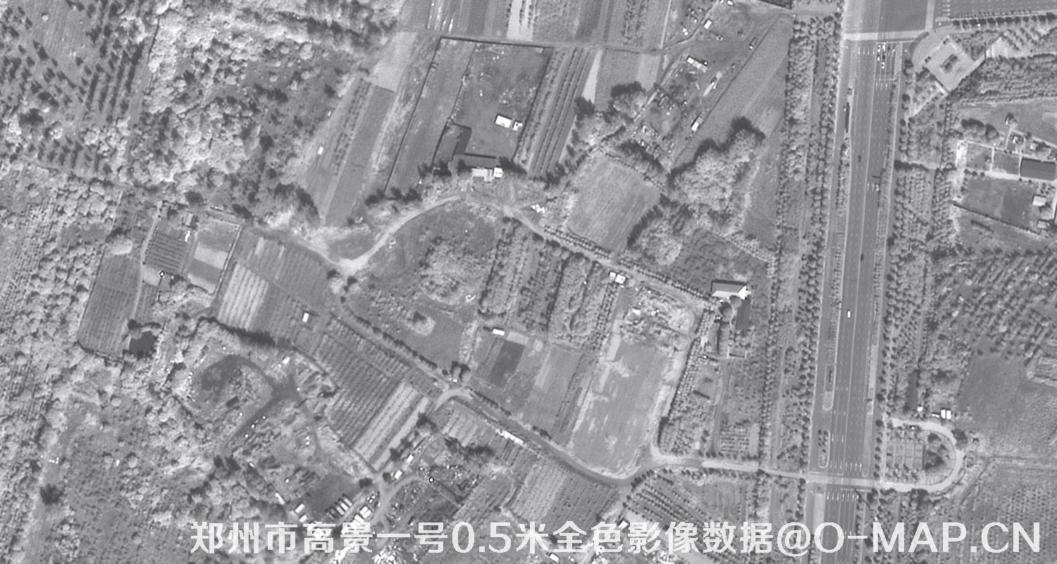 河南省郑州市高景一号0.5米全色影像数据