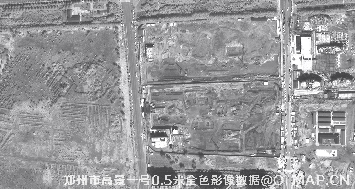 河南省郑州市高景一号0.5米全色影像数据