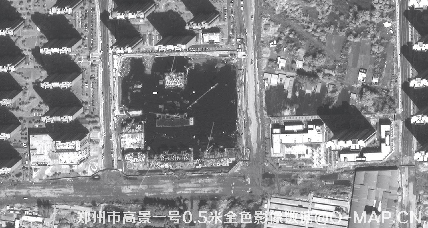 河南省郑州市高景一号0.5米全色影像数据