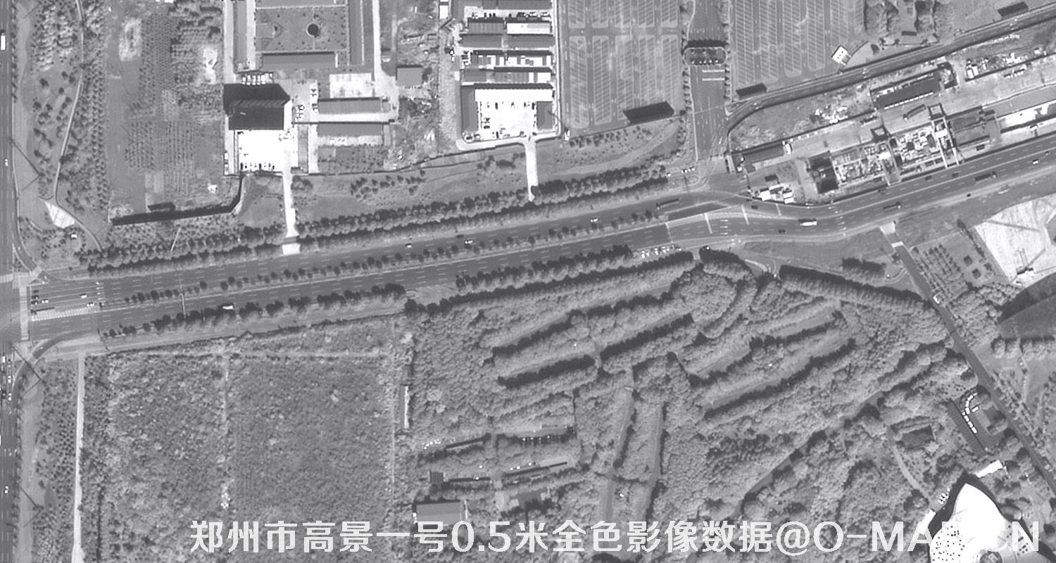 河南省郑州市高景一号0.5米全色影像数据