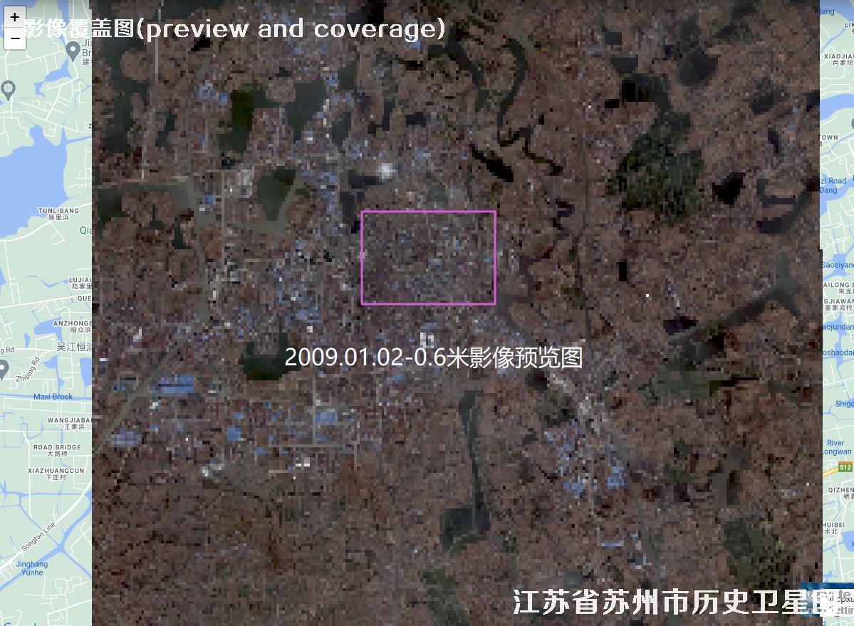 江苏省苏州市【2009年-2003年】高清历史卫星图资料