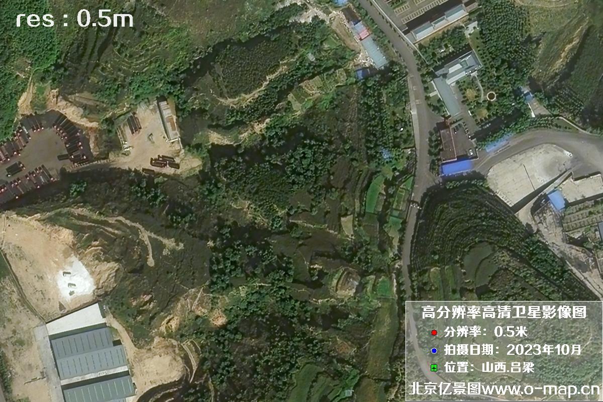 山西省吕梁市2023年11月份0.5米分辨率卫星影像图