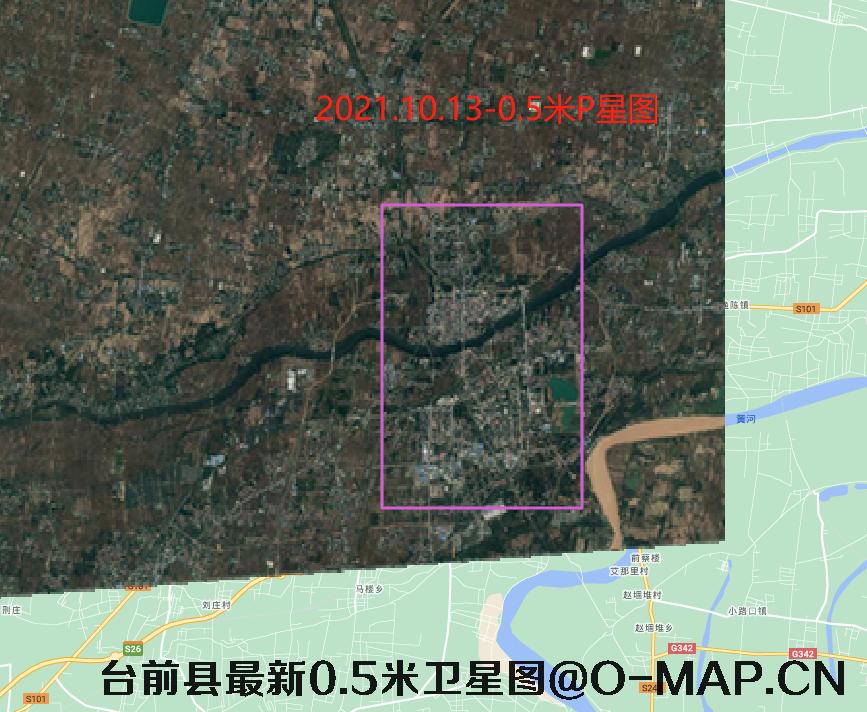 河南省台前县2021年高清卫星图