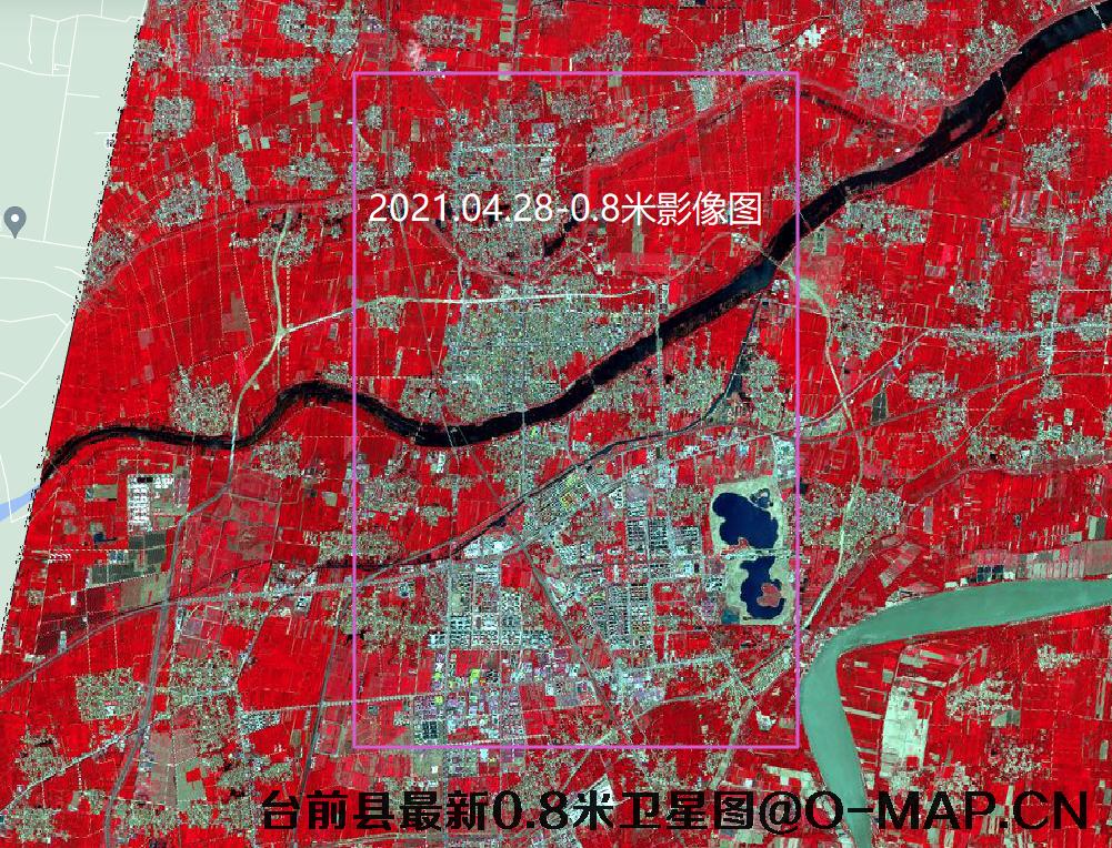 河南省台前县2021年高清卫星图