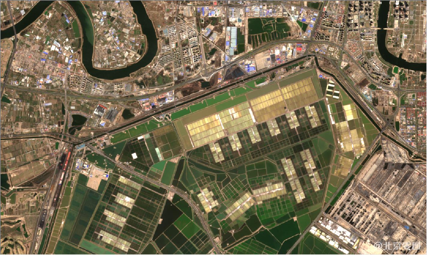 天津市2021年4月份卫星地图