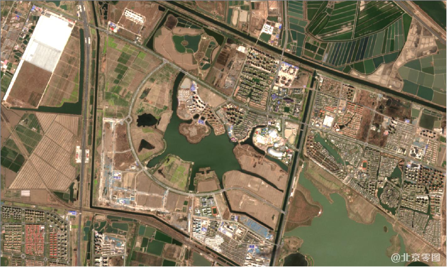 天津市2021年4月份卫星地图