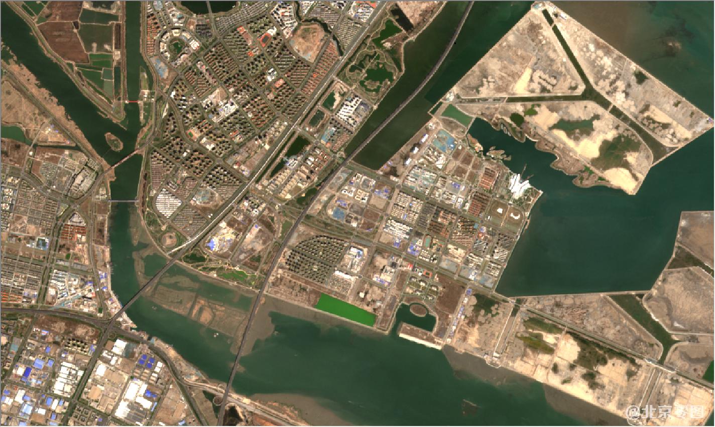 天津市2021年4月份卫星地图