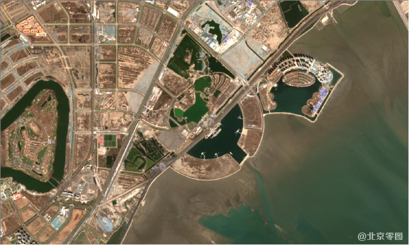 天津市2021年4月份卫星地图