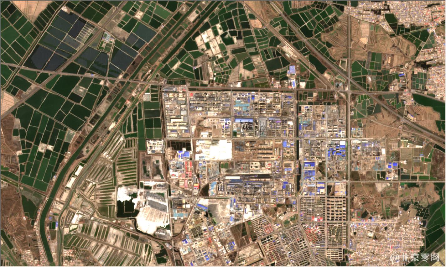 天津市2021年4月份卫星地图