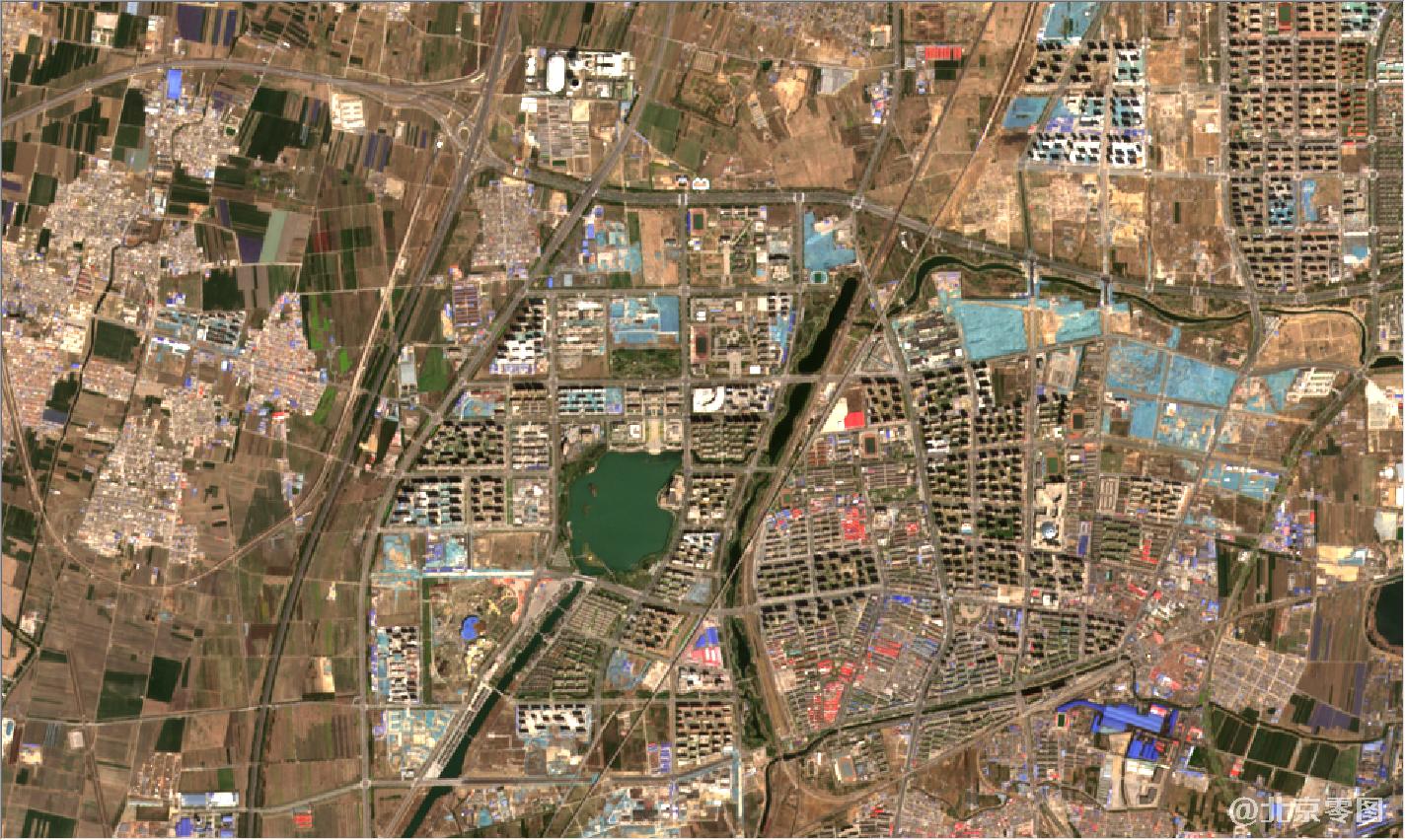 天津市2021年4月份卫星地图