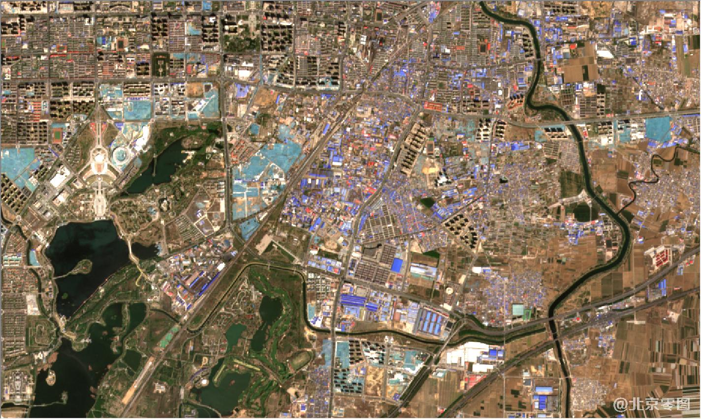 天津市2021年4月份卫星地图