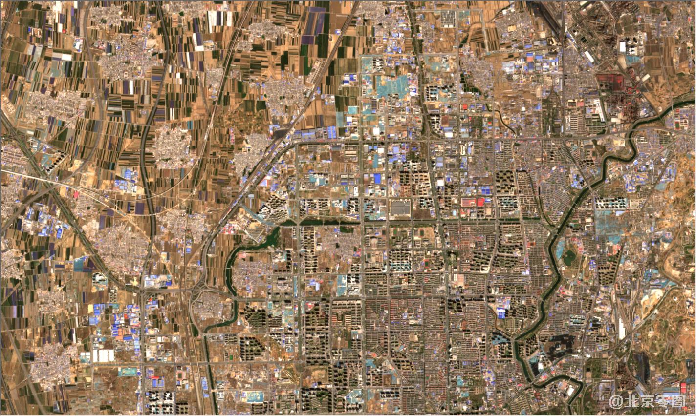 天津市2021年4月份卫星地图