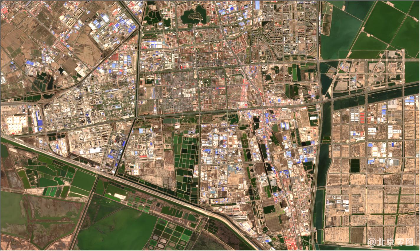 天津市2021年4月份卫星地图