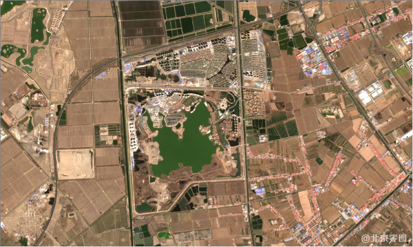 天津市2021年4月份卫星地图