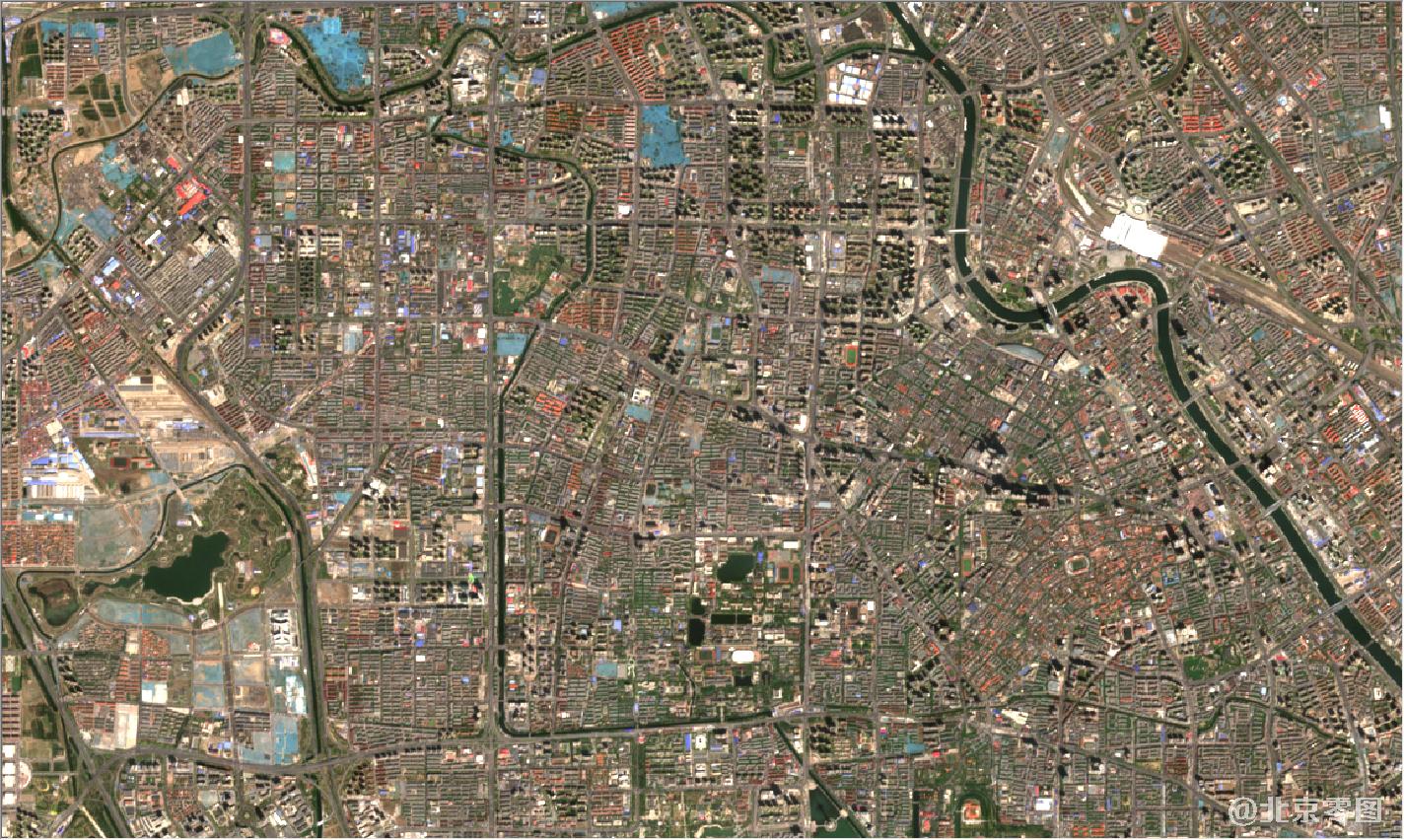 天津市2021年4月份卫星地图