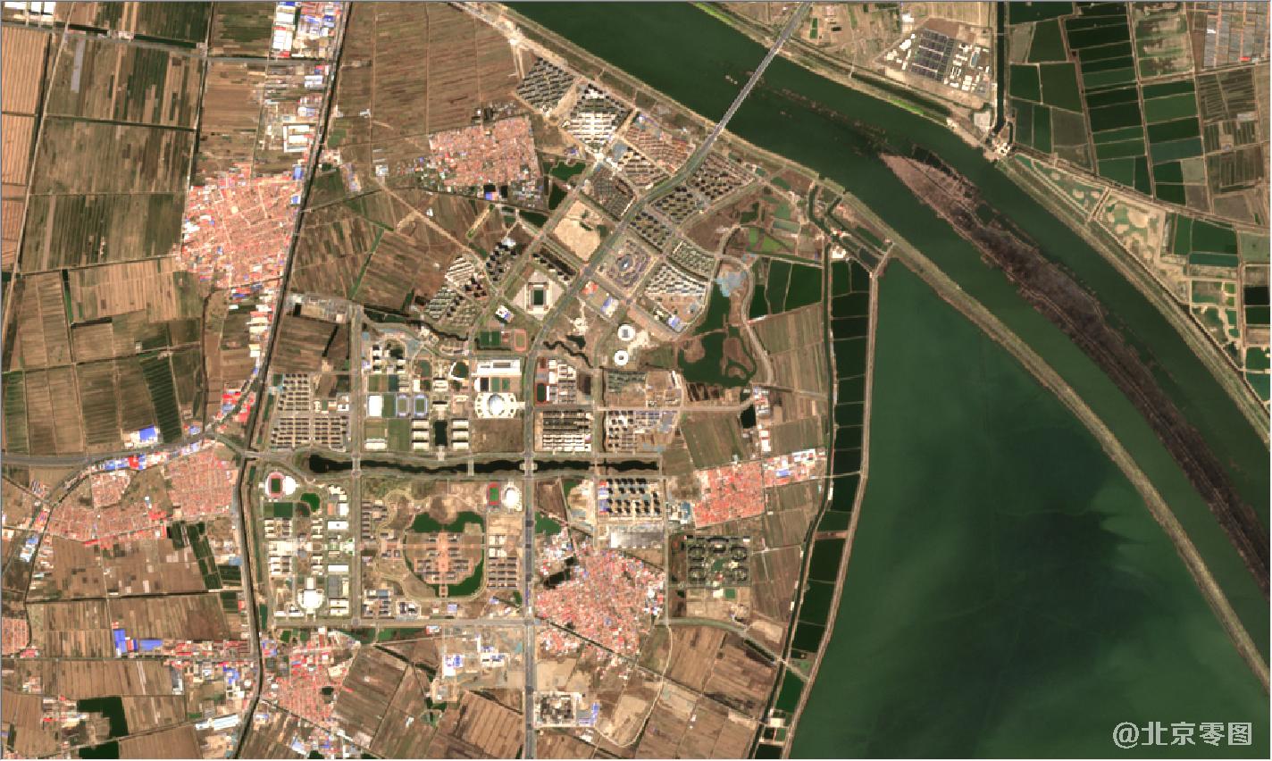 天津市2021年4月份卫星地图