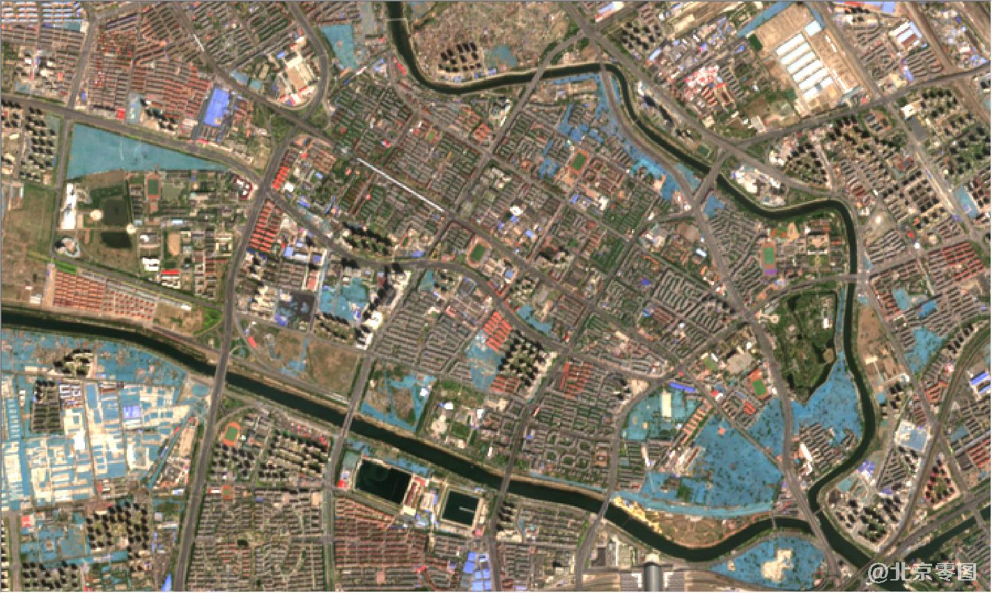 天津市2021年4月份卫星地图
