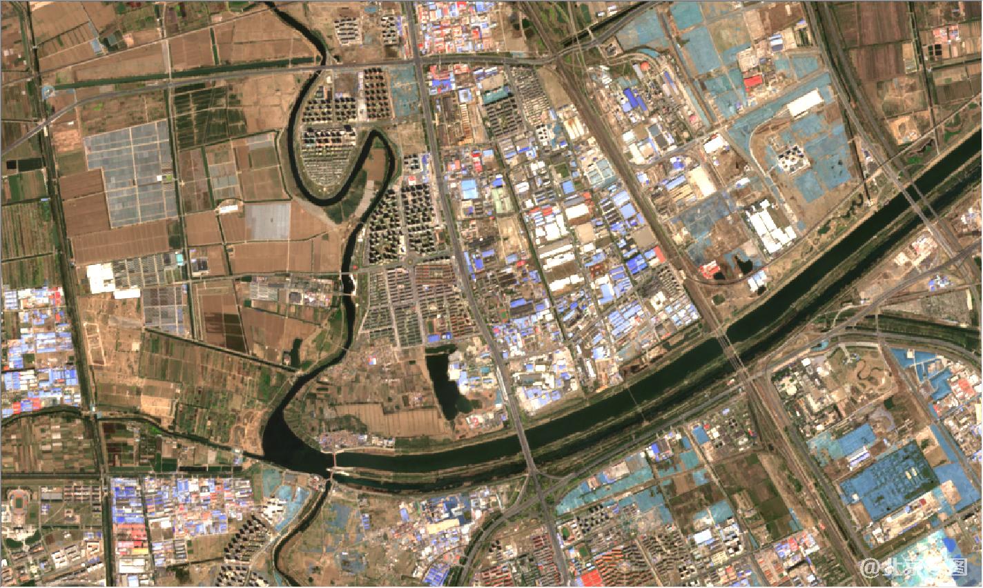 天津市2021年4月份卫星地图