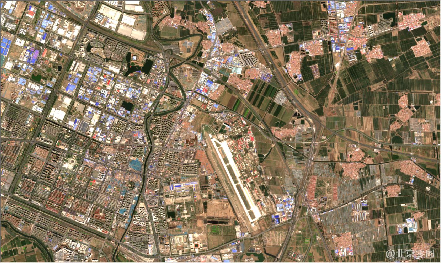 天津市2021年4月份卫星地图