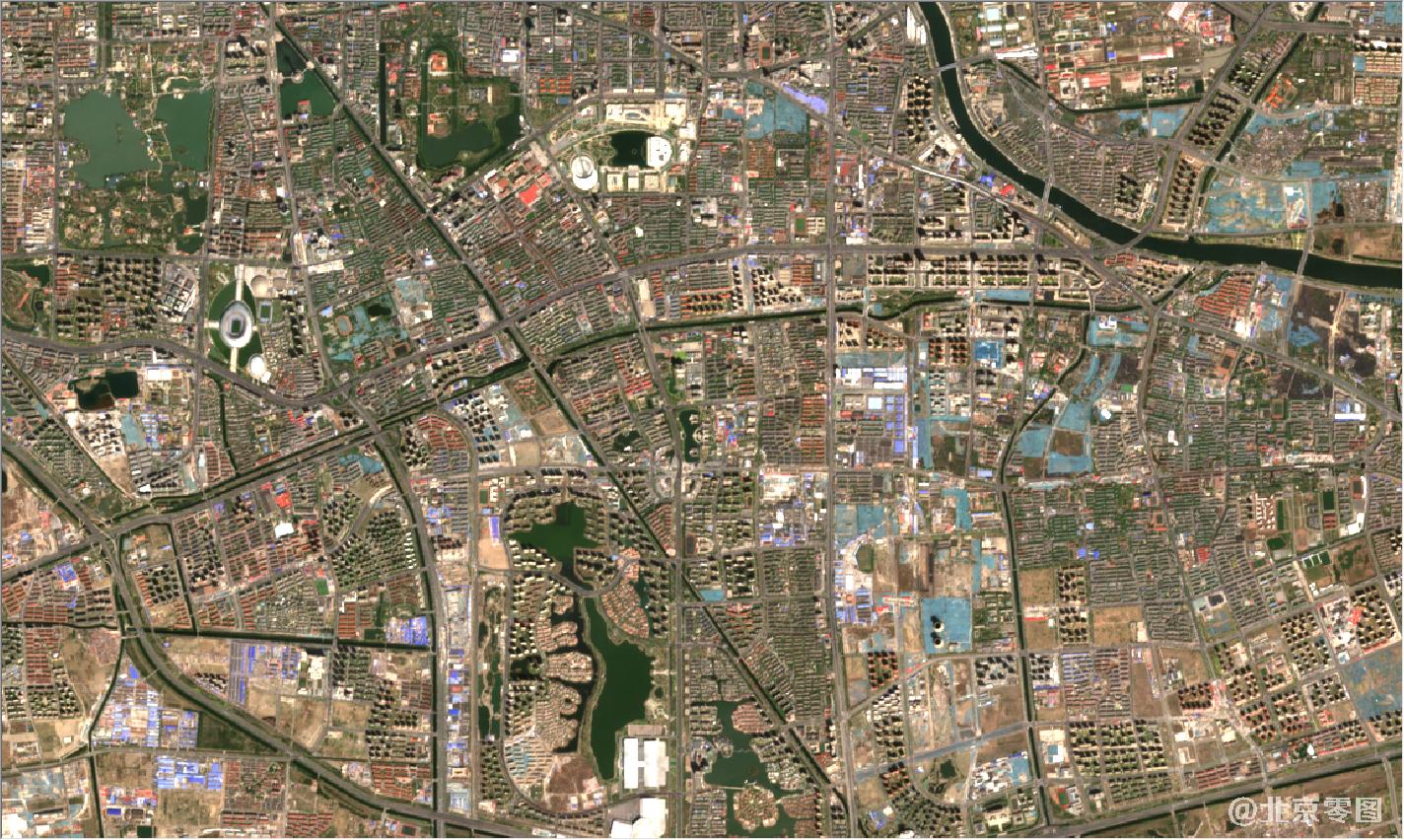 天津市2021年4月份卫星地图