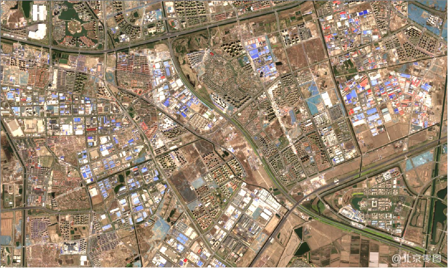 天津市2021年4月份卫星地图