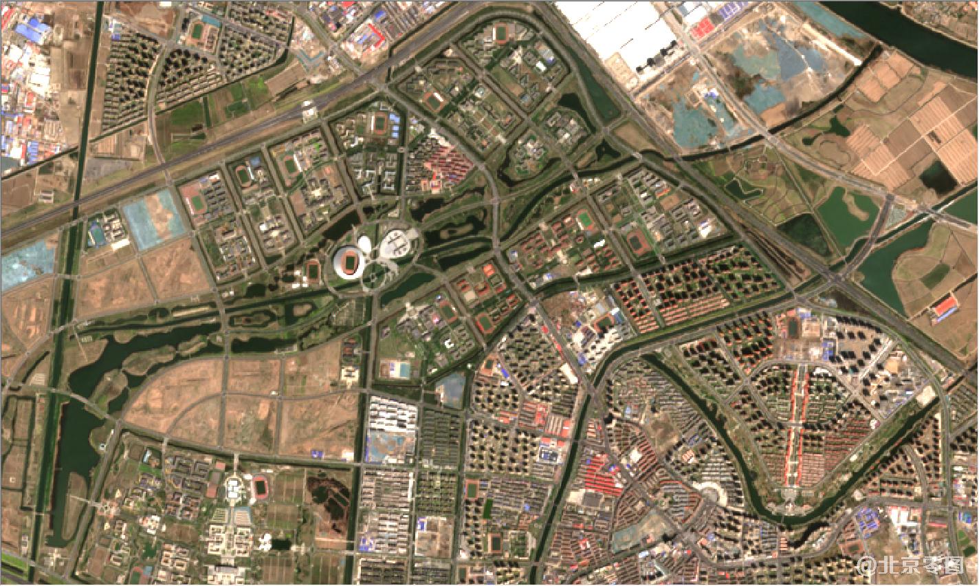 天津市2021年4月份卫星地图