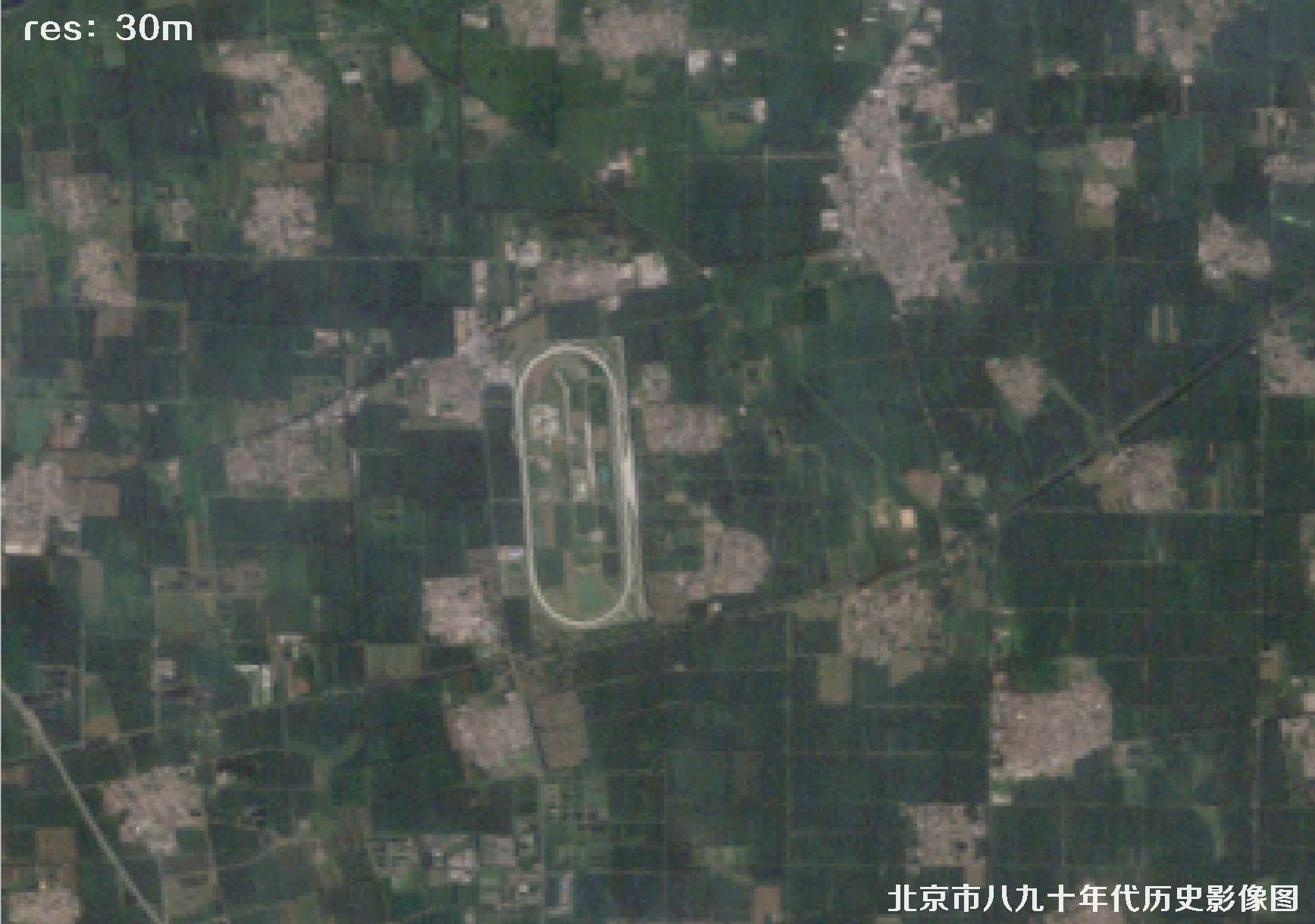 北京市九十年代30米分辨率TM影像图