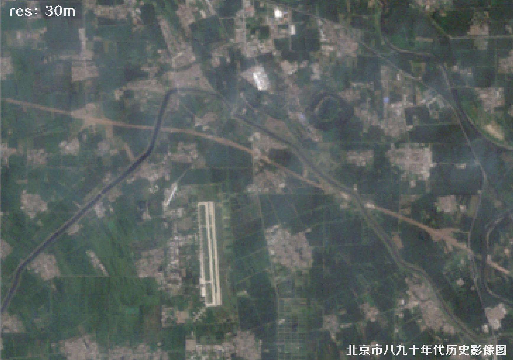 北京市九十年代30米分辨率TM影像图