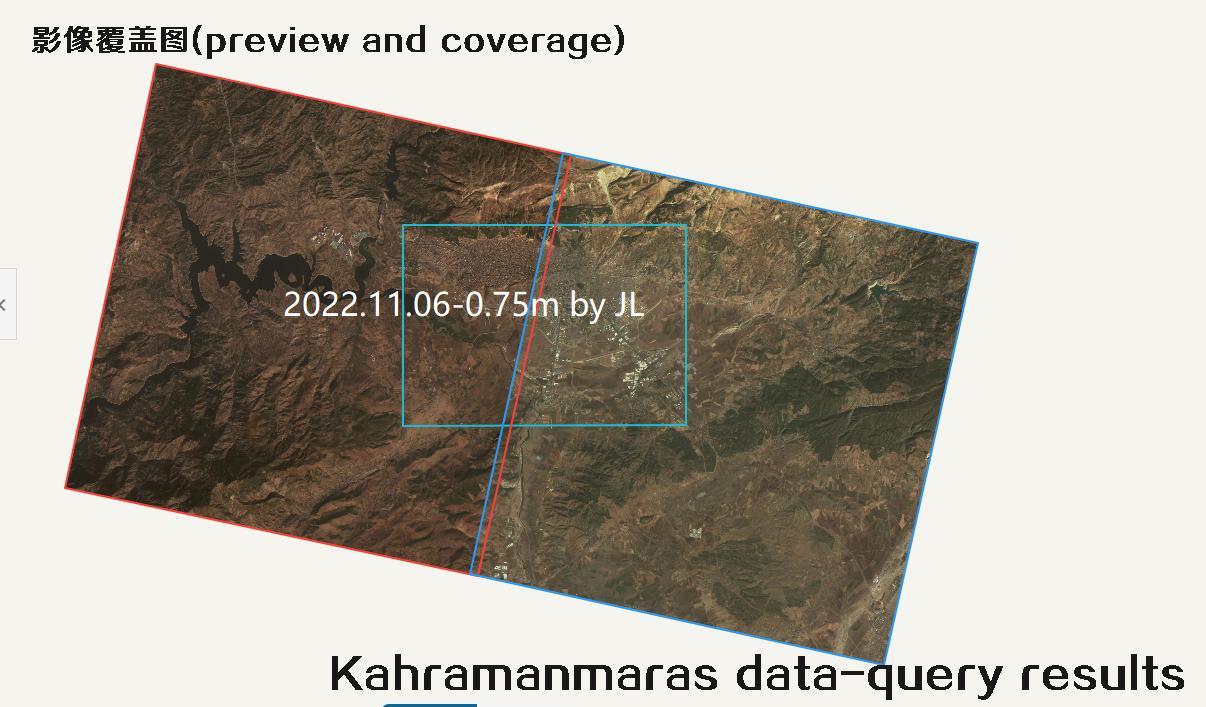 Kahramanmaras satellite data query results