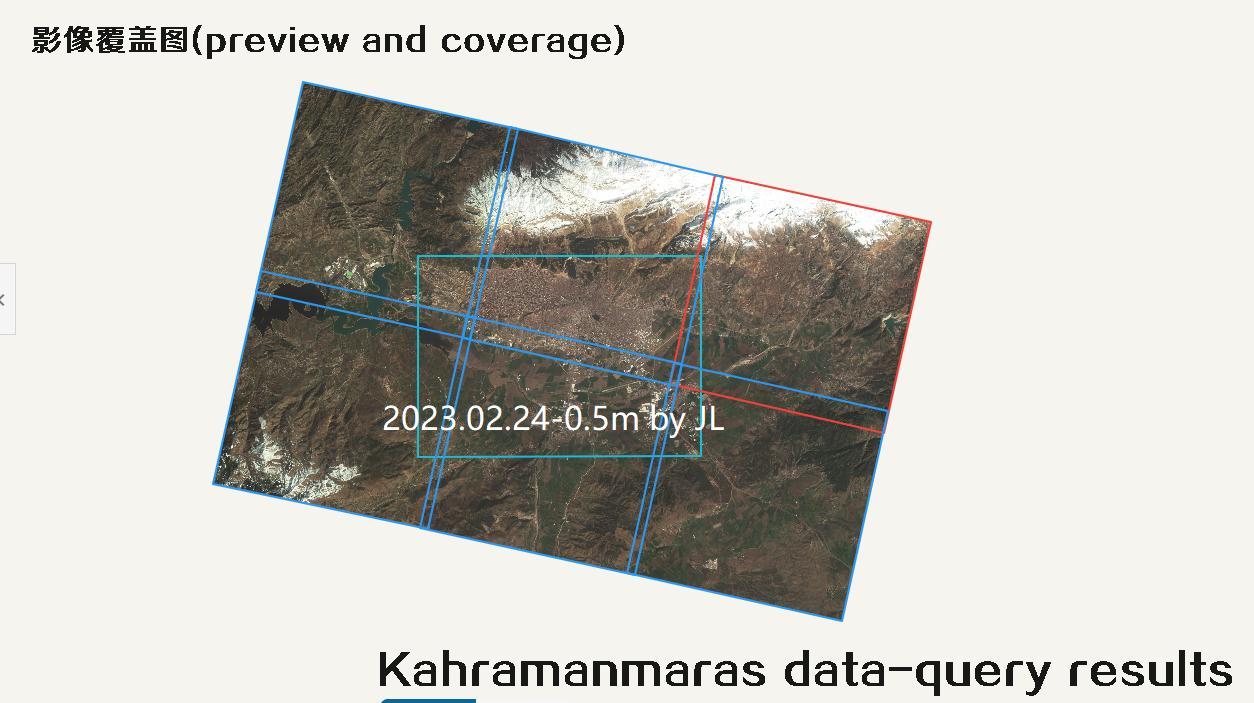 Kahramanmaras satellite data query results