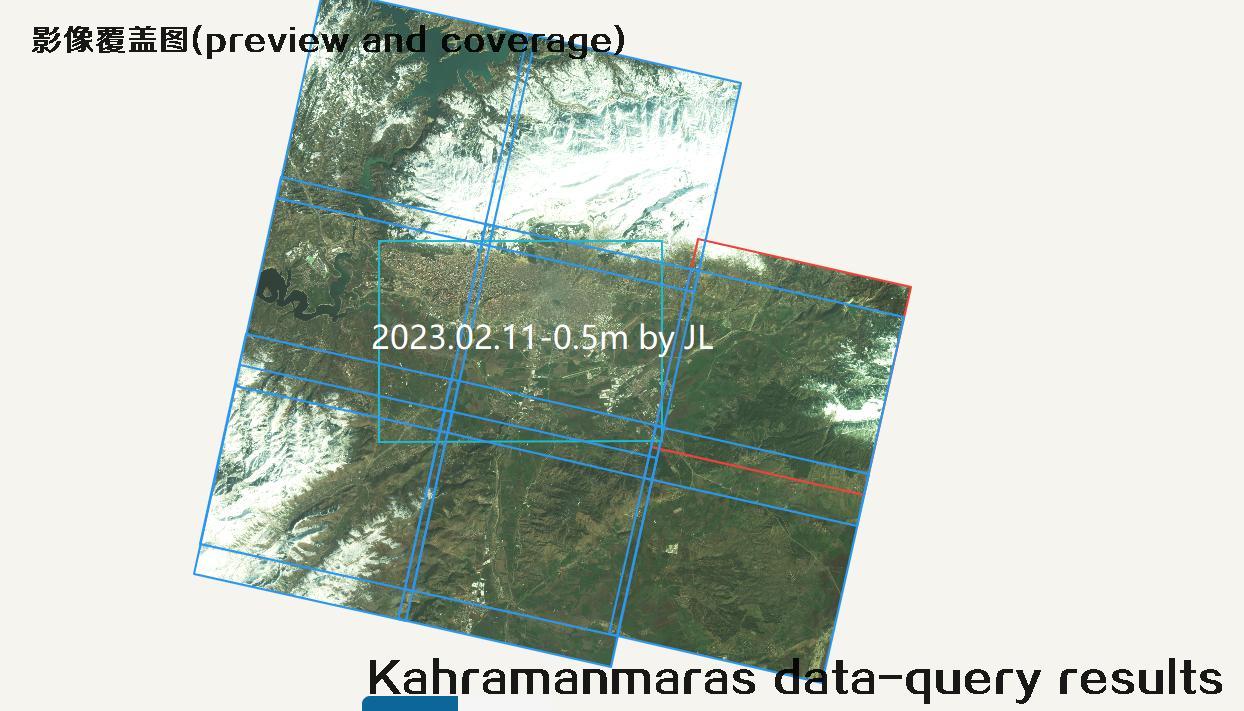 Kahramanmaras satellite data query results